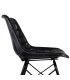 Silla de Cuero Coimbra Negro