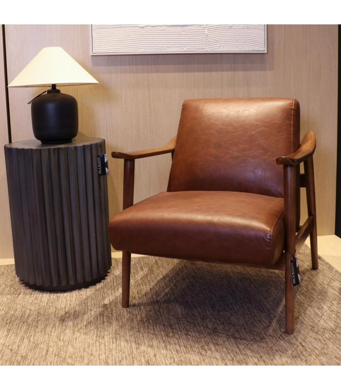 Sitial Turín Eco-Cuero Marrón