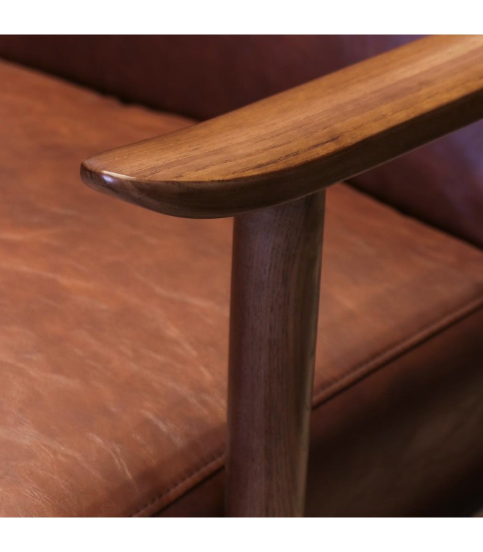 Sitial Turín Eco-Cuero Marrón