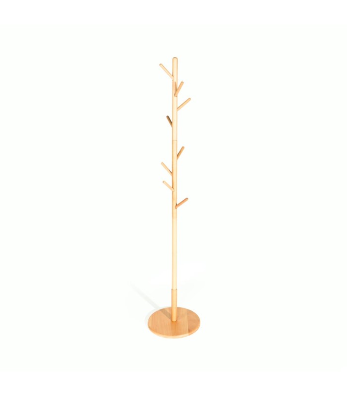 Perchero Yogui 8 Ramas Bamboo Natural