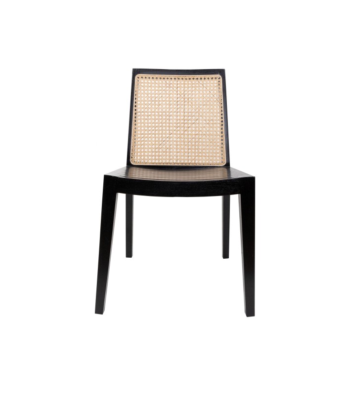 Silla Naura de Comedor Negra