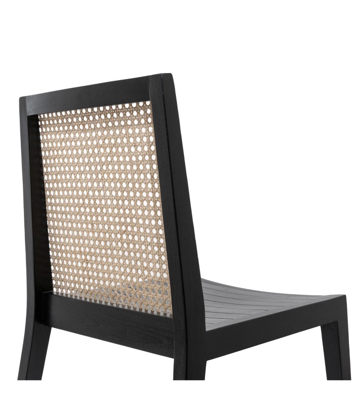 Silla Naura de Comedor Negra