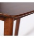 Mesa de Comedor Strauss 130 x 80cm Madera Oscura