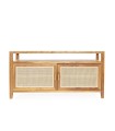 Rack Liberty Mediano Madera Natural 120 x 40 x 60cm