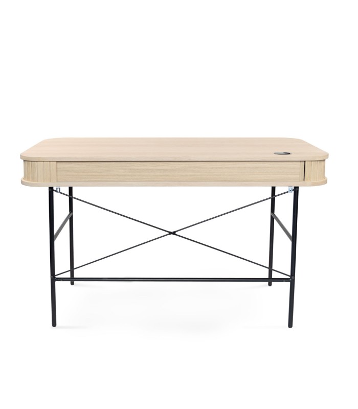 Mesa Escritorio Vigeland de Puerta Corredera Blanco