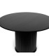 Mesa de comedor Oslo de madera de Roble Negro