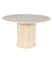 Mesa de comedor Oslo de madera de Roble Blanco Albayalde