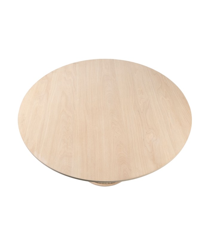 Mesa de comedor Oslo de madera de Roble Blanco Albayalde