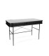 Mesa Escritorio Vigeland puerta corredera negro 120 x 60 x 77cm