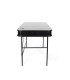 Mesa Escritorio Vigeland puerta corredera negro 120 x 60 x 77cm