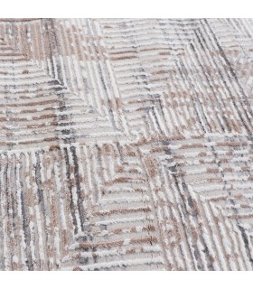 Alfombra Turca Vaivien Beige C/Blanco-Gris 200x290cm