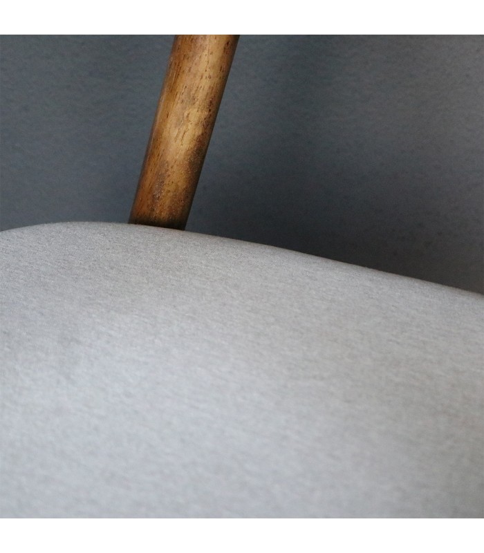 Silla Gyven – Lino y Madera Tono Walnut