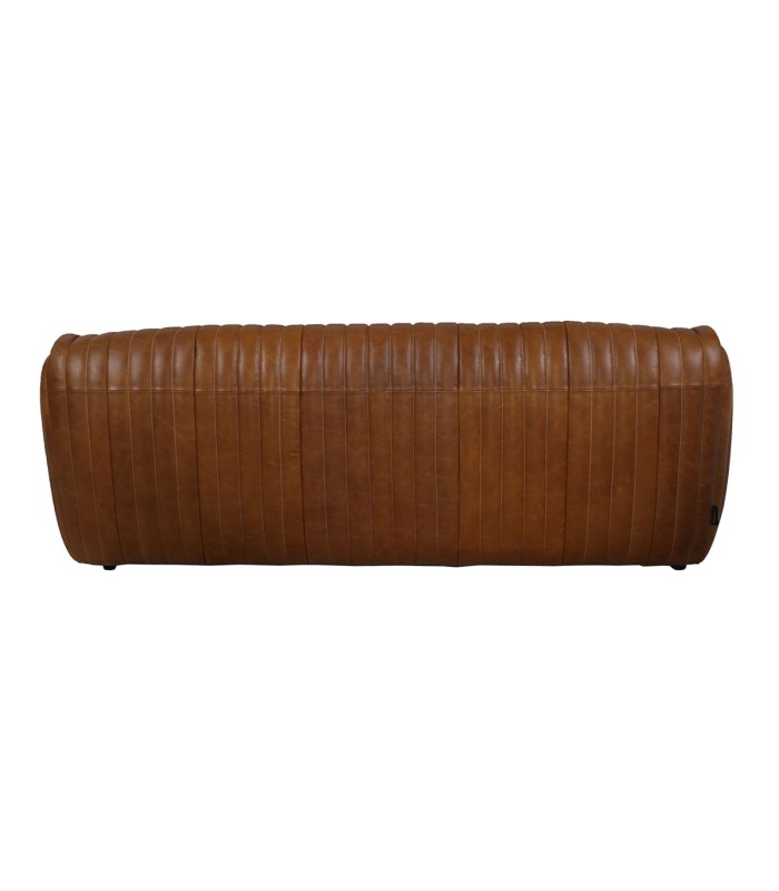Sofá Skipper 3C en Cuero Full Grain Cognac