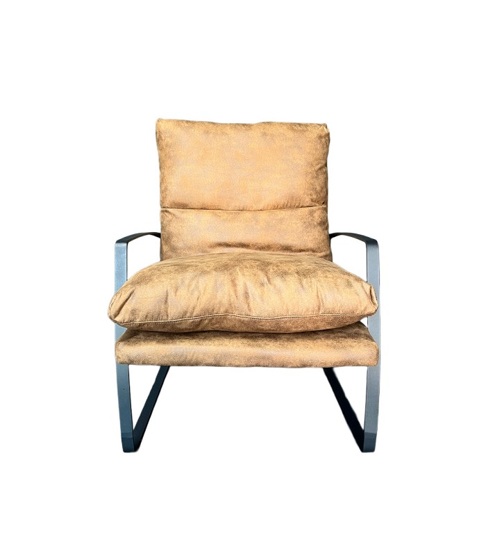 Poltrona Thomas Tela Café Chocolate