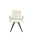 Silla Preston Con Brazos Tela Beige