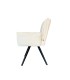 Silla Preston Con Brazos Tela Beige