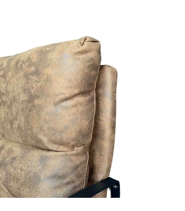 Poltrona Thomas Tela Café Chocolate