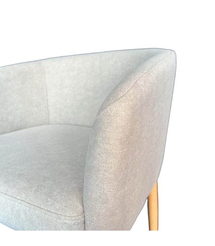 Silla Thomas Tela Café Chocolate