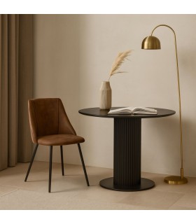 Silla de Comedor Smeg Marron