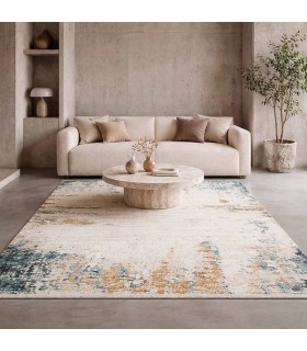 Alfombra Turca Perre015 Crema/Azul 160x230cm