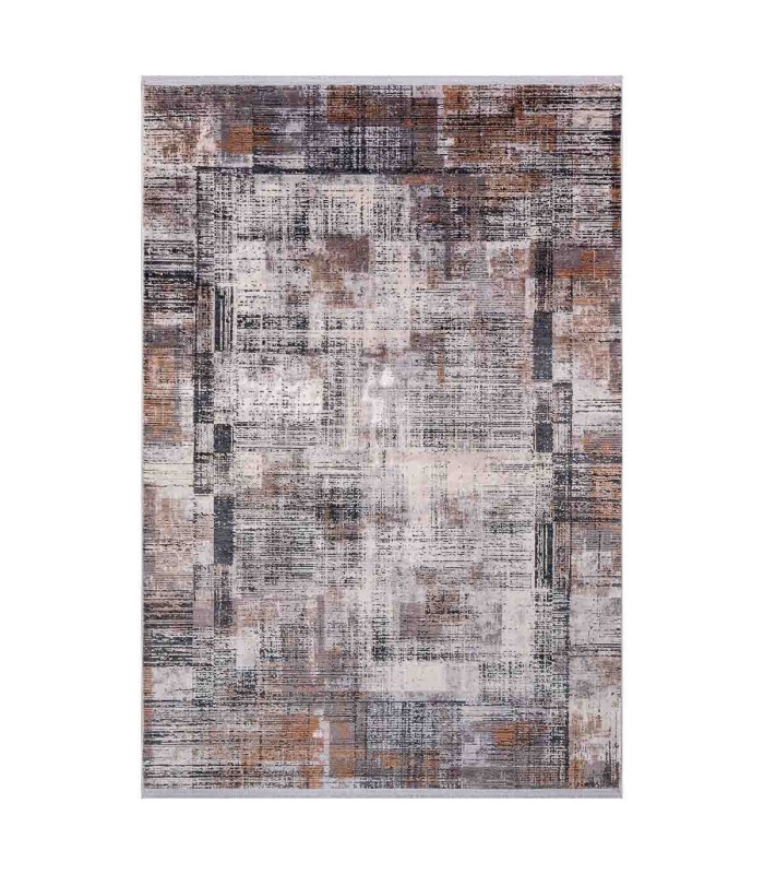 Alfombra Turca Gallery Geométrica Crema/Gris 200x290cm