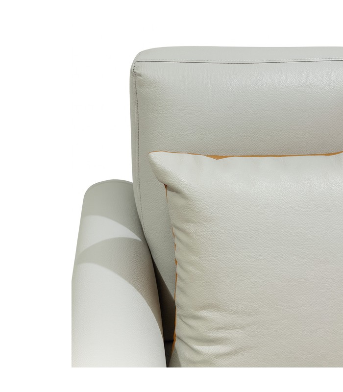 Sofá Paul 2 Cuerpos en Ecocuero Gris