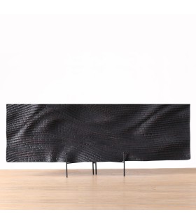 ESCULTURA DECORATIVA AQUILES POLIRESINA NEGRO