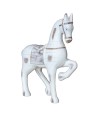 ADORNO CABALLO GRANADA POLIRESINA BLANCO