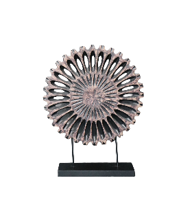 ADORNO AYMARA POLIRESINA CAFÉ