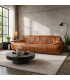 Sofá Skipper 3C en Cuero Full Grain Cognac
