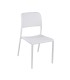 Silla Moka Blanca PVC