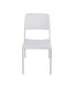 Silla Moka Blanca PVC