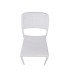 Silla Moka Blanca PVC