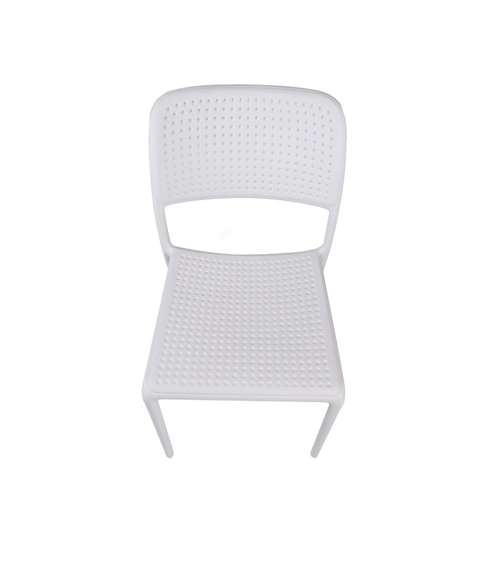 Silla Moka Blanca PVC