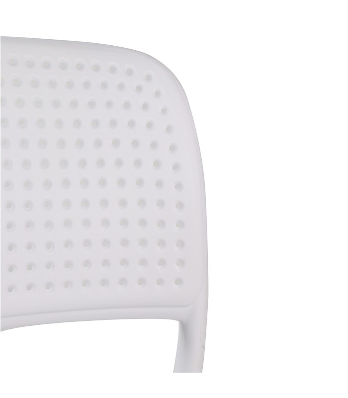 Silla Moka Blanca PVC