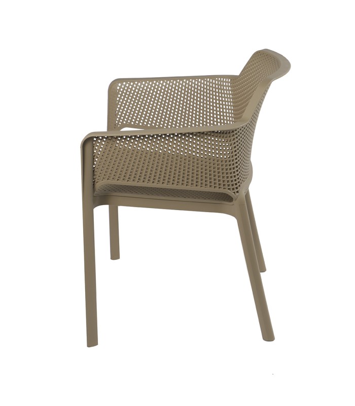 Silla Marion Pp Beige Apilable
