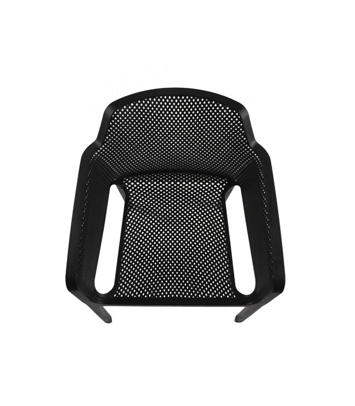 Silla Marion Pp Negro Apilable