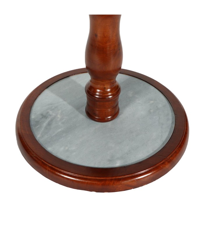 Perchero de pedestal "Dundee" de Madera de Eucaliptus Australiano natural 45x45x190