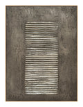 Cuadro "Etrusco 1" Pintado a Mano sobre Canvas con Marco Madera Oscura 90 x 120 cm (Llegada en Octubre)