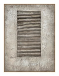 Cuadro "Etrusco 2" Pintado a Mano sobre Canvas con Marco Madera Oscura 90 x 120 cm (Llegada en Octubre)