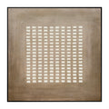Oleo Texturado "Square" Pintado a Mano sobre Canvas con Marco Negro 100 x 100 cm (Llegada en Octubre)