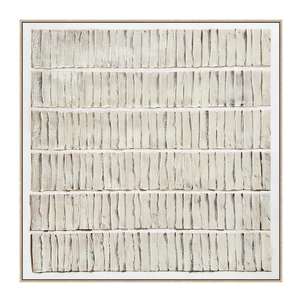 Oleo Texturado "El Piano" Pintado a Mano sobre Canvas con Marco Madera 90 x 90 cm (Llegada en Octubre)