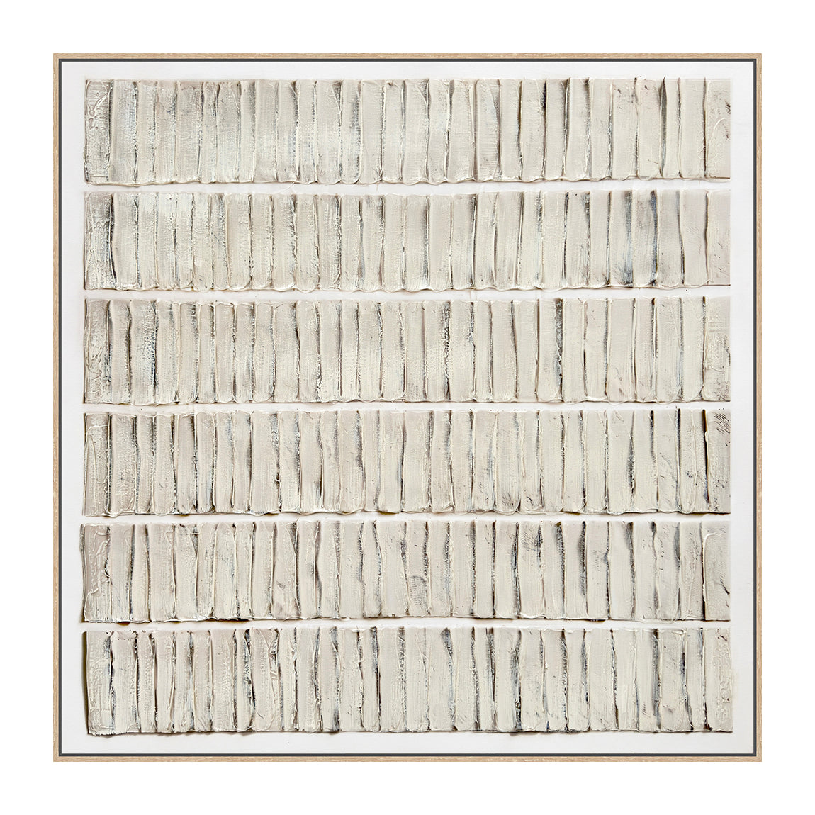 Oleo Texturado "El Piano" Pintado a Mano sobre Canvas con Marco Madera 90 x 90 cm (Llegada en Octubre)