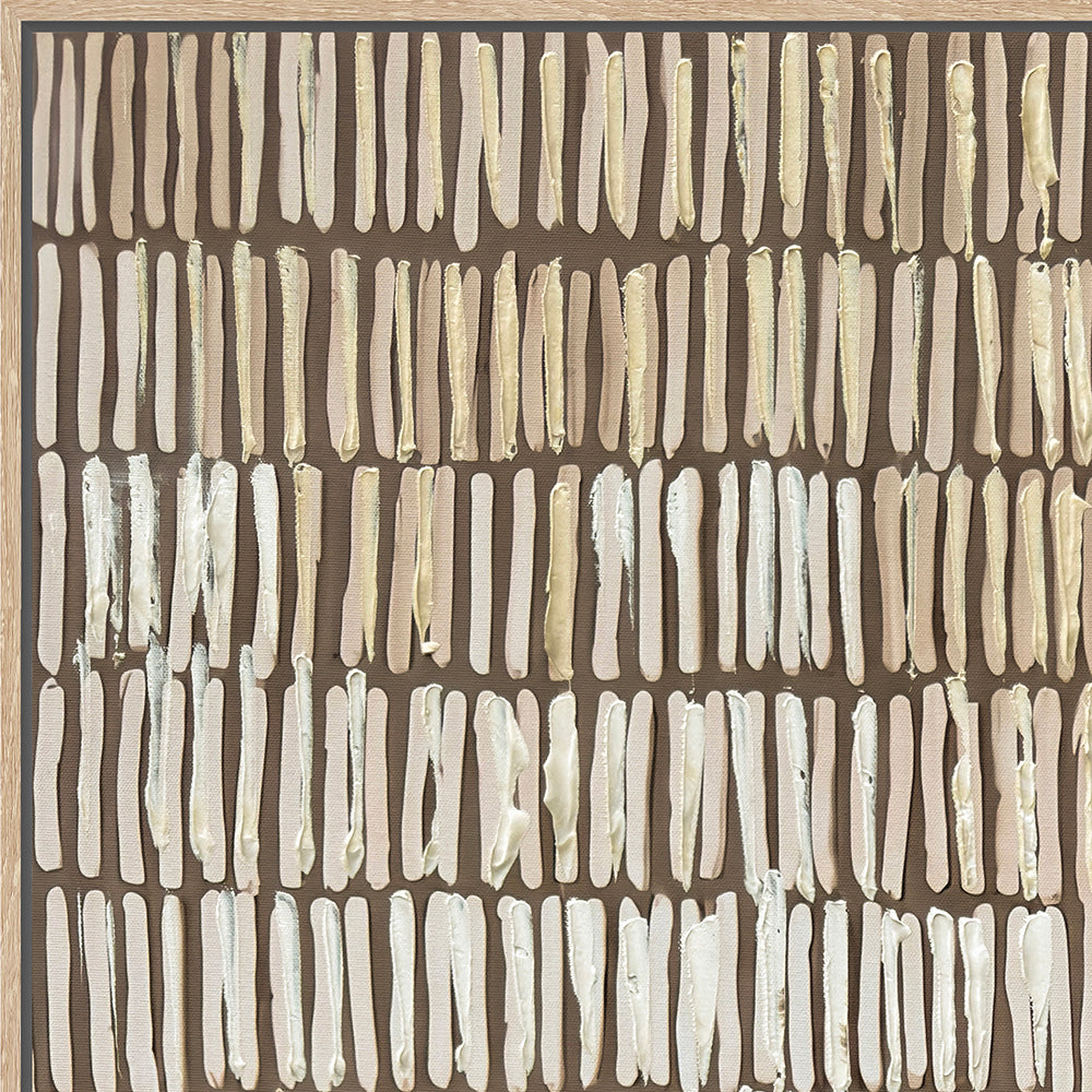 Oleo Texturado "Extensiones" Pintado a Mano sobre Canvas 100 x 100 cm (Llegada en Octubre)