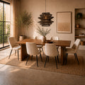 MESA COMEDOR ALINKA POLIMADERA WALNUT 240X120X75