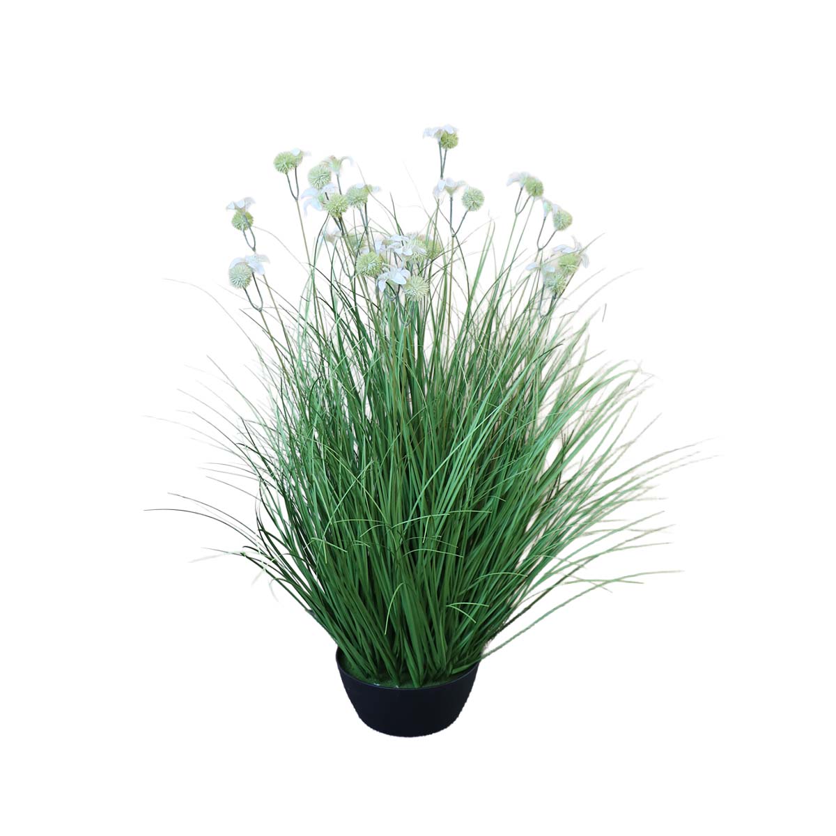 Grass con Flor con Macetero 75 cm de Altura