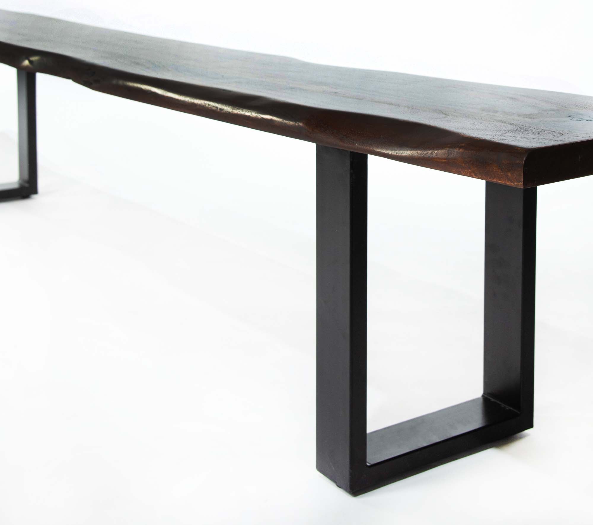 Banca Acacia Live Edge 240 x 35 cms.