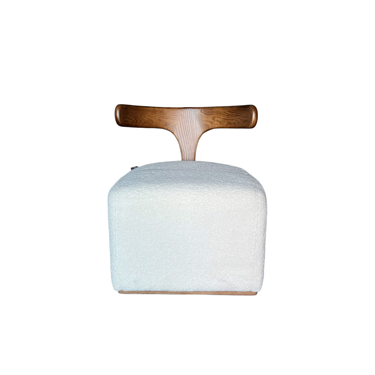Silla Almodovar Tela Beige/Madera Fresno Walnut