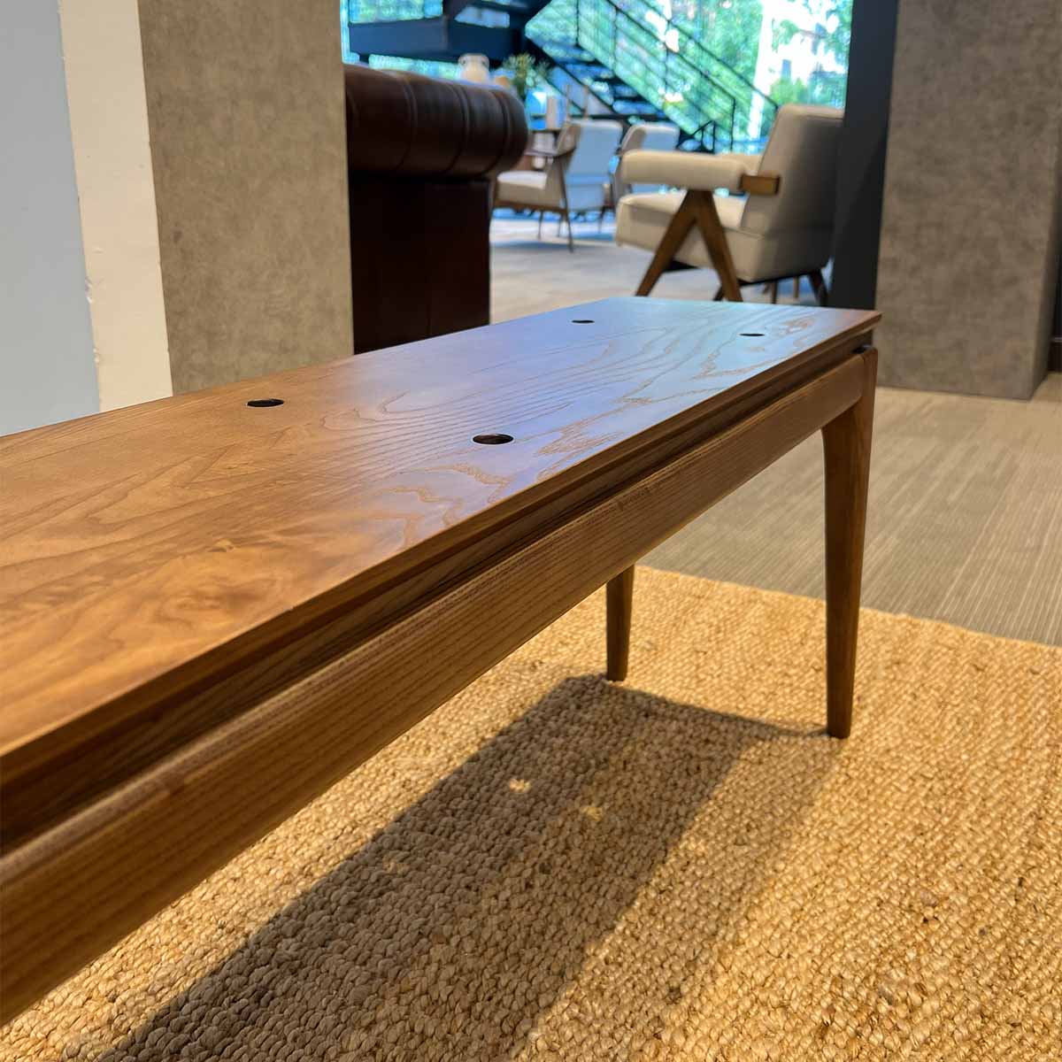 Banqueta Nikopol Madera Fresno Walnut