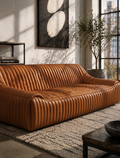 Sofá Skipper de Cuero Full Grain Cognac 2C